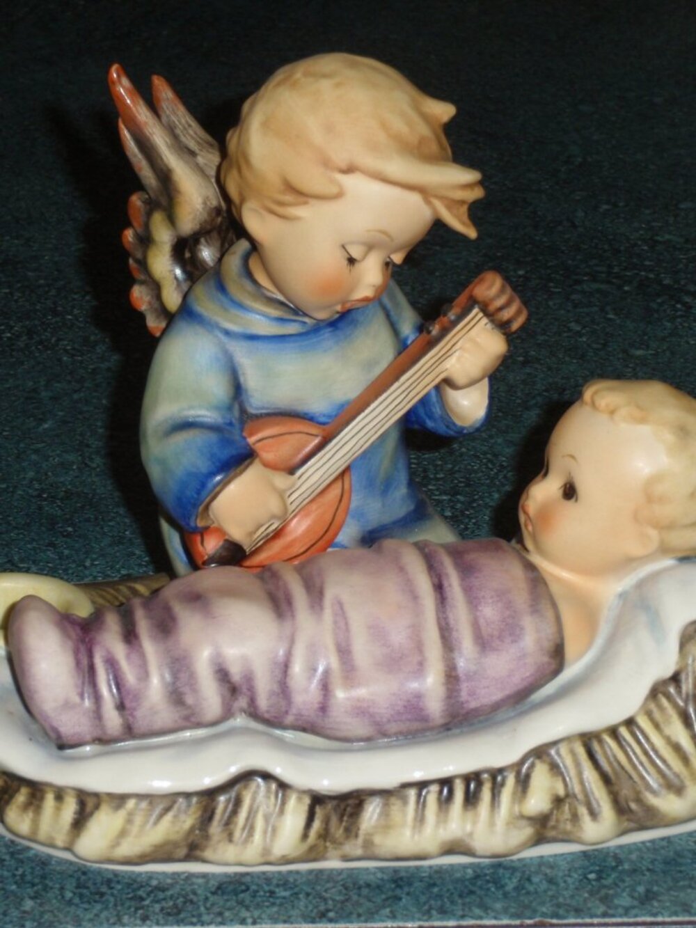 "Lullaby" LARGE Goebel Hummel Figurine Candleholder TMK6 #24/III Christmas Gift!